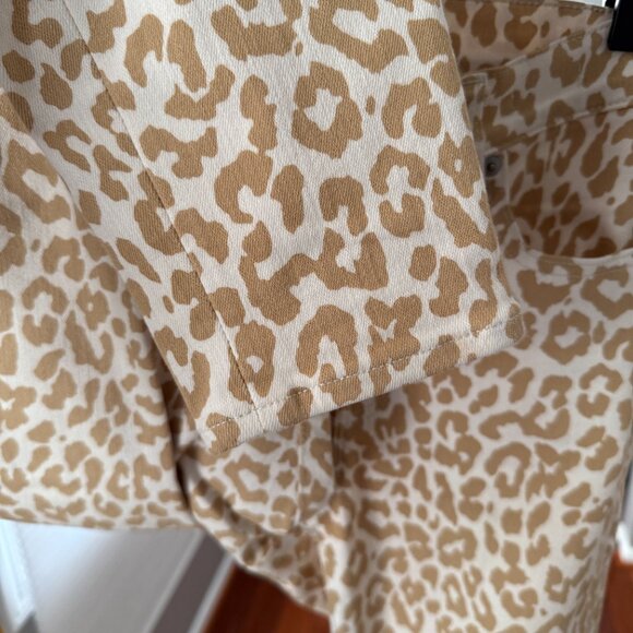 J. Crew | 10" Highest Rise Toothpick Jeans | Safari Leopard | Size 25 - Picture 9 of 14